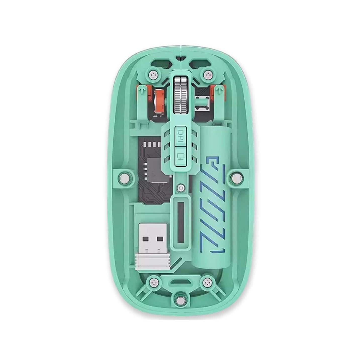 Transparent 3-Mode Rechargeable Wireless Mouse
