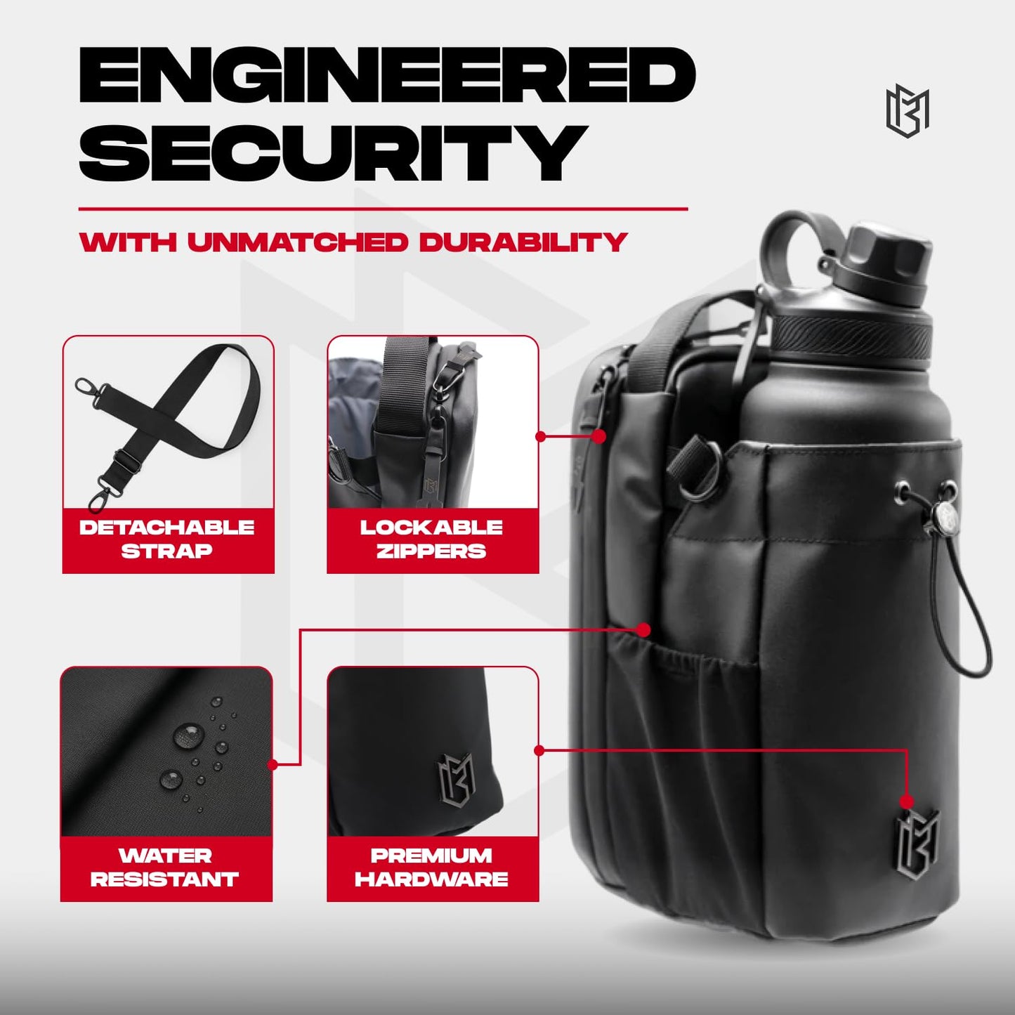 GripLock - All in One Magnetic Gym Bag