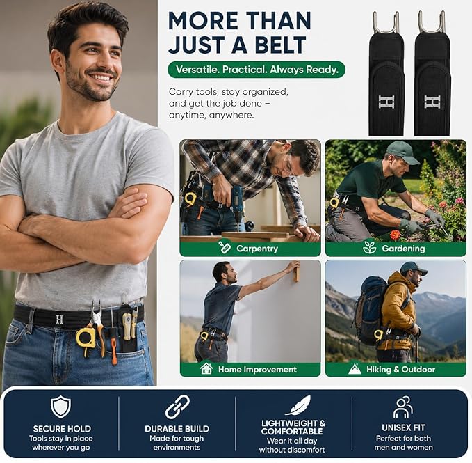 Invisible Buckle-Free Stretch Belt Hooks