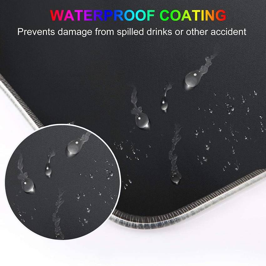 AuraBeam RGB Gaming Mouse Pad – 14 Lighting Modes, Smooth Control