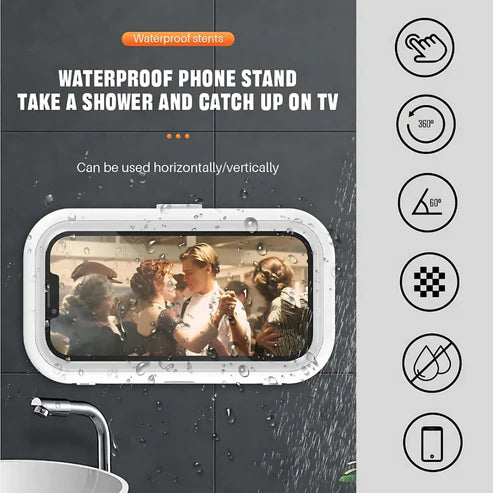 Waterproof Rotating Shower Phone Holder
