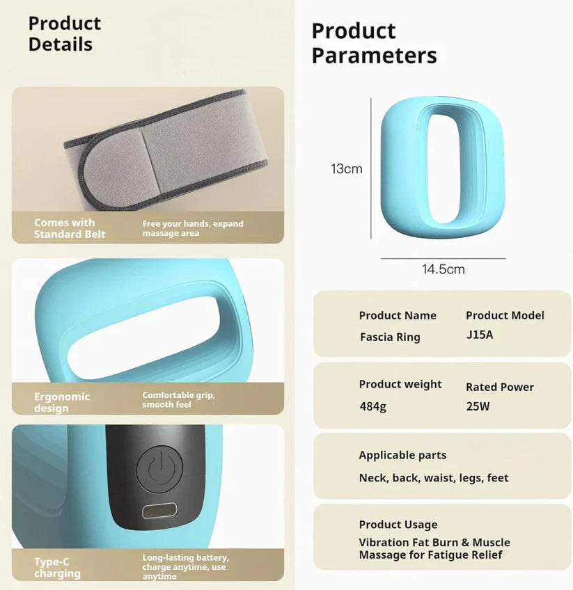 Belly Fat Burner & Deep Tissue Massager Ring