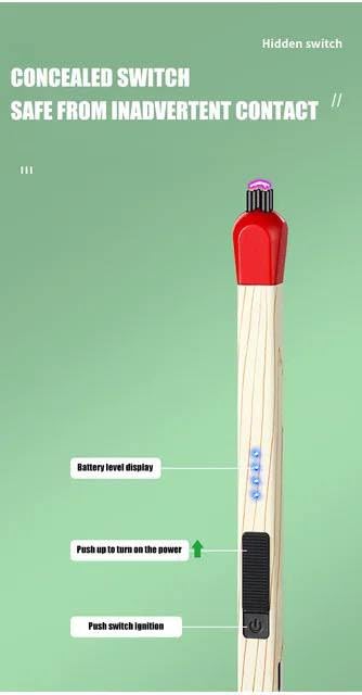 SparkStick | USB-C Rechargeable Electric Matchstick Lighter