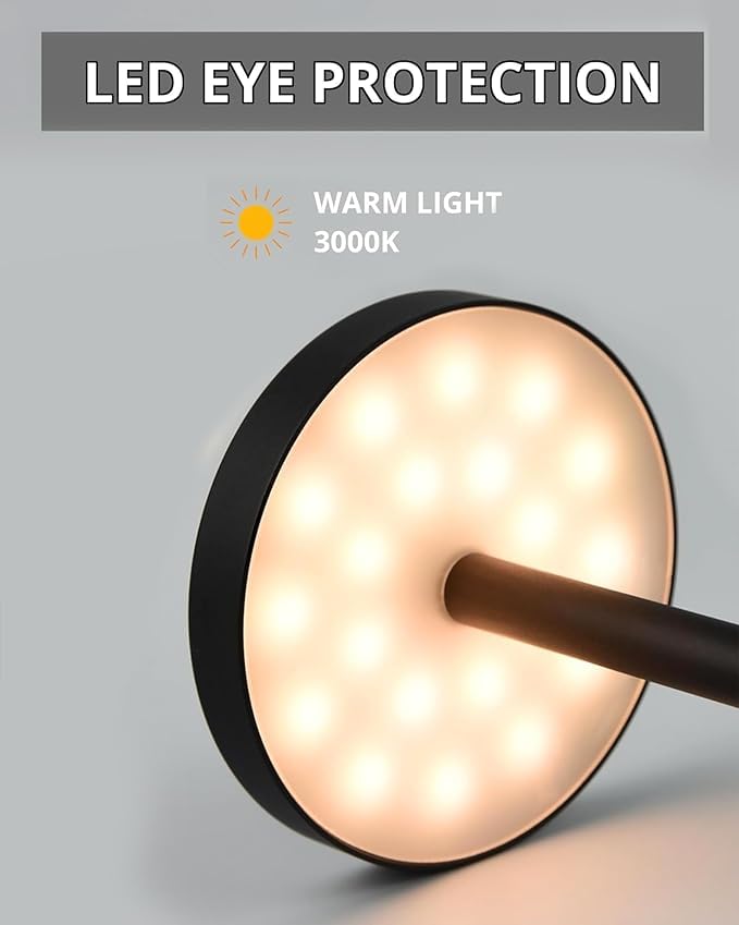 GlowTap | Cordless Rechargeable LED Table Lamp