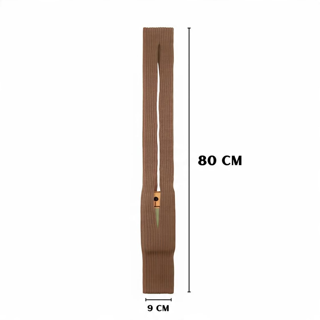 Unisex 3D Knitted iPhone Pocket Scarf Case with Contrast Stripe Design