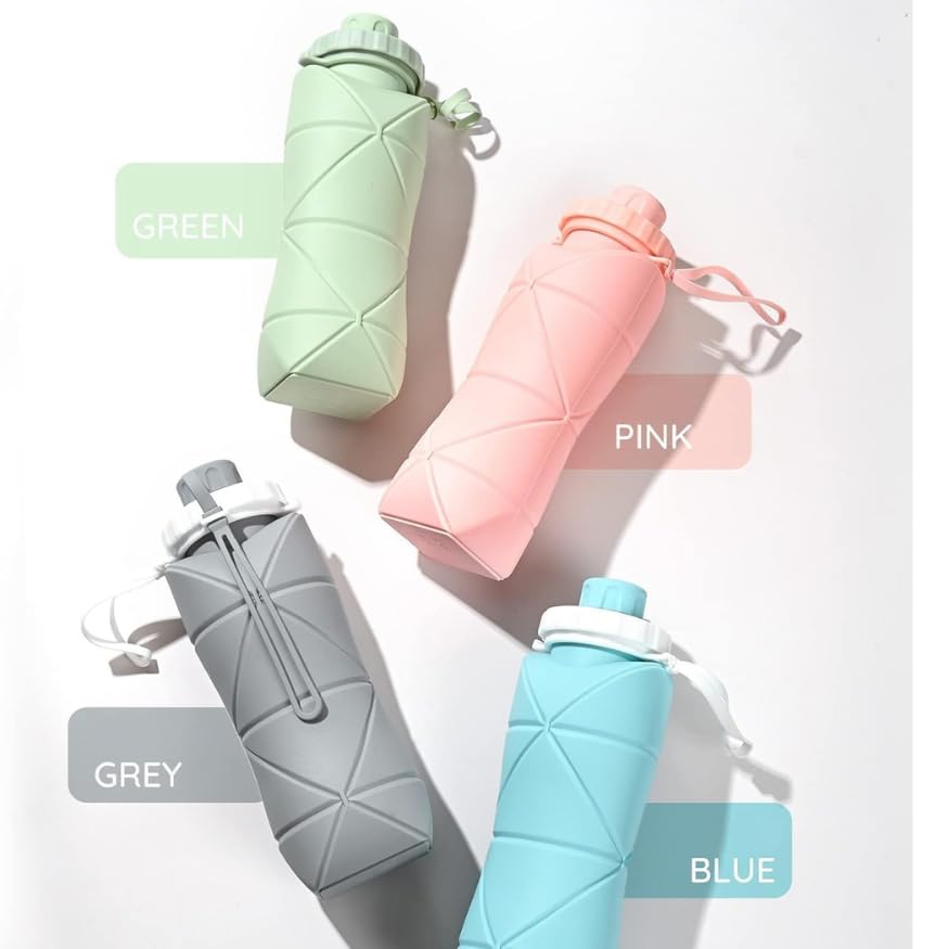 EcoFold™ Travel Silicone Foldable Water Bottle