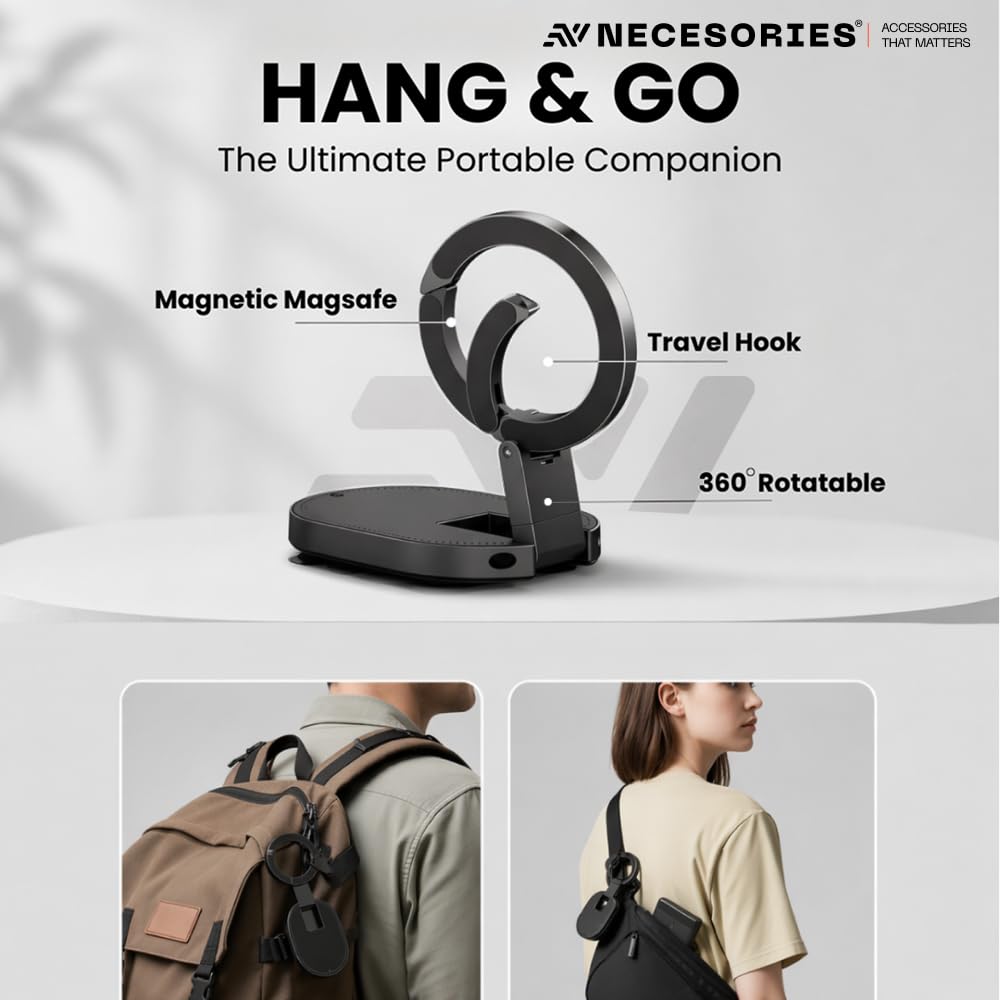 UltraMagGrip 360 | 3-in-1 Magnetic Phone Holder