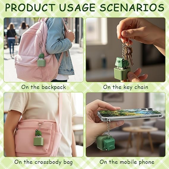 CroakBuddy | Rechargeable Frog Sound Keychain