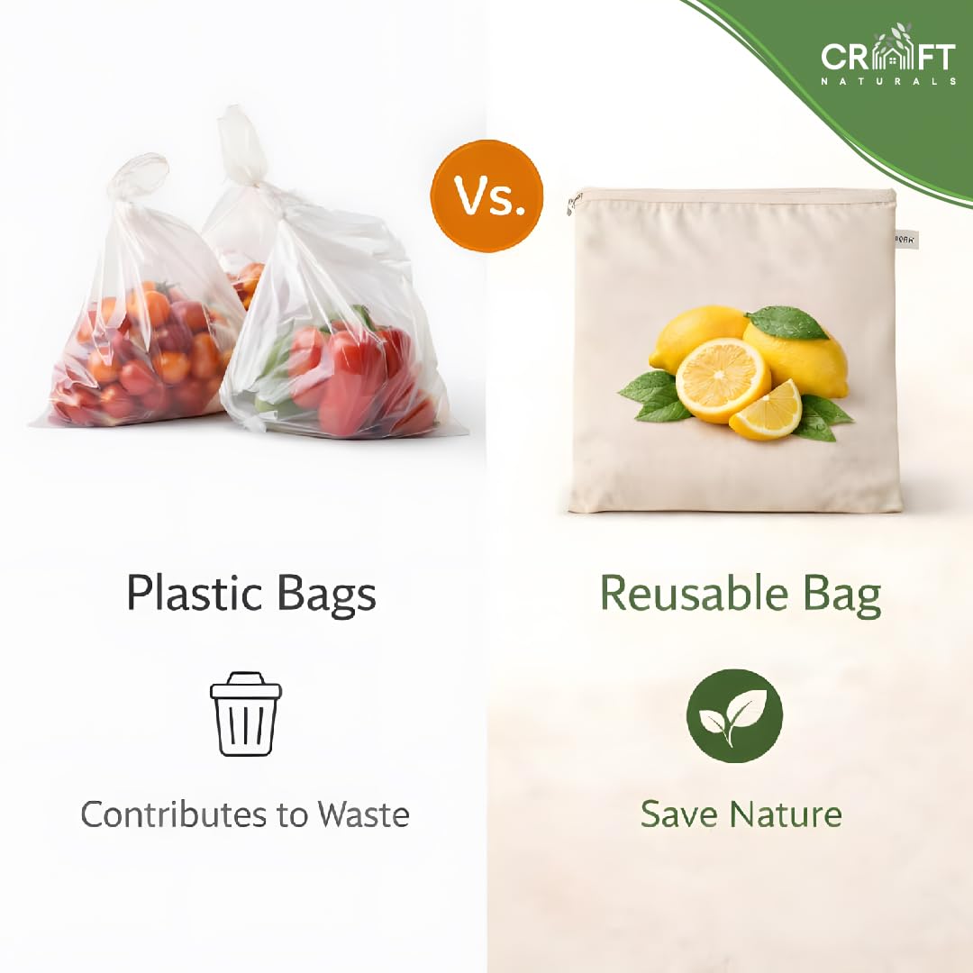 FreshNest | Reusable Fridge Vegetable Storage Bags