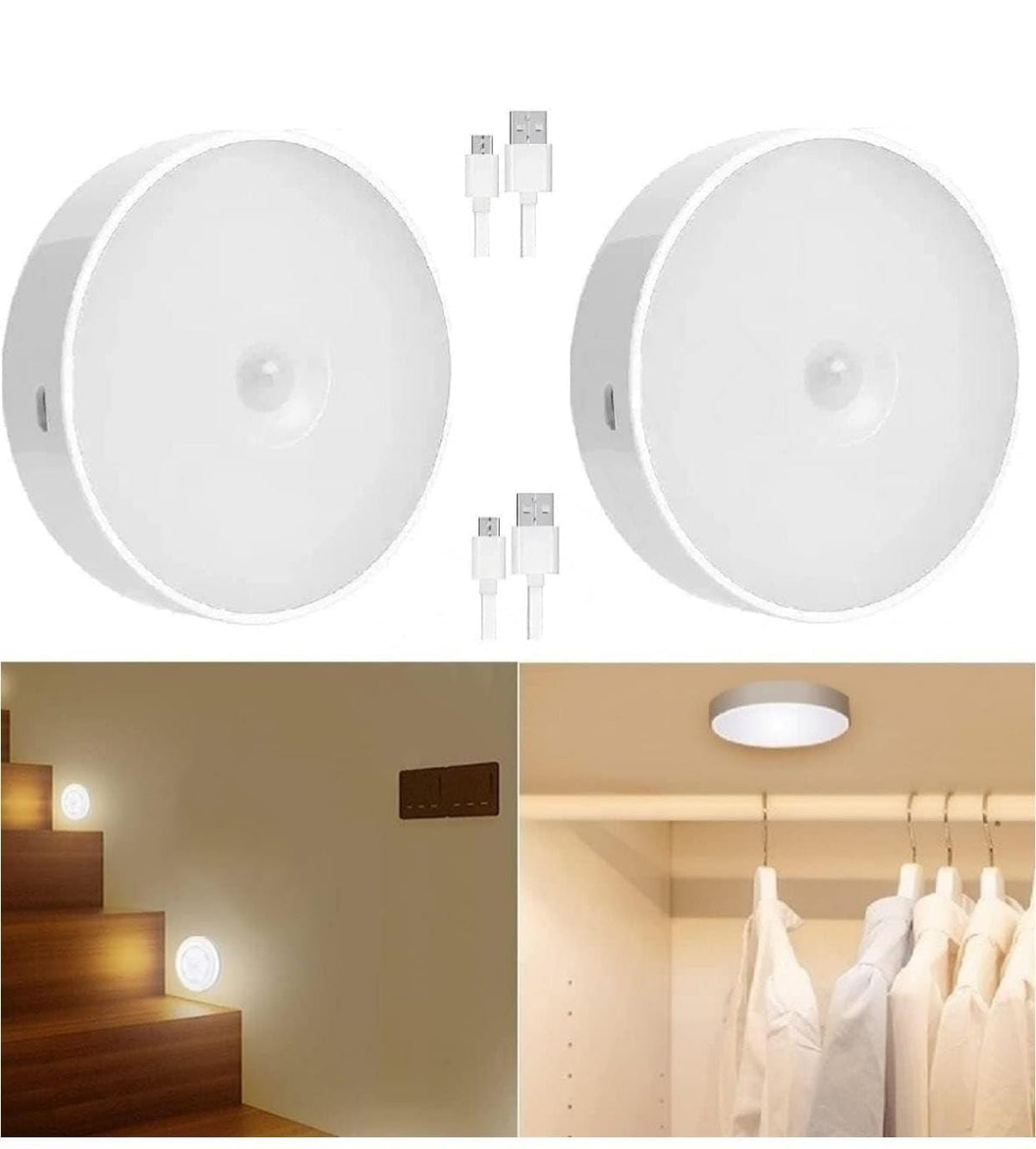 Rechargeable Automatic Motion Sensor Light