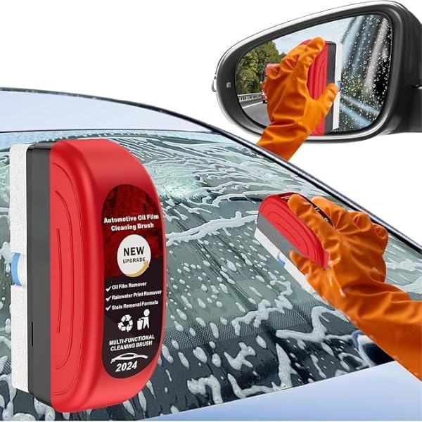 Oil Film Cleaning Brush for Car Mirrors & Windshields