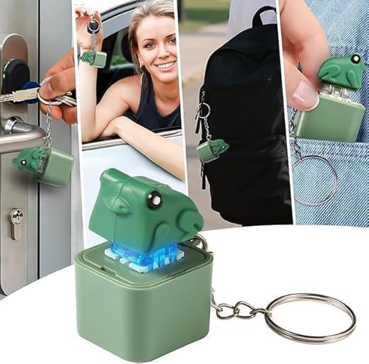 CroakBuddy | Rechargeable Frog Sound Keychain