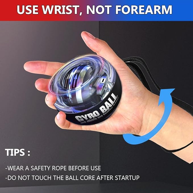 GyroForce - Hand & Wrist Strengthener Gyro Ball