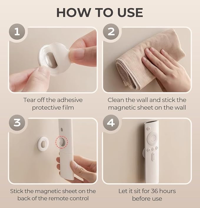 RemoteDock - Magnetic Remote Control Holder