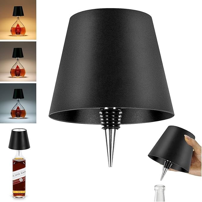 Premium Rechargeable Decorative Wireless Bottle Lamp