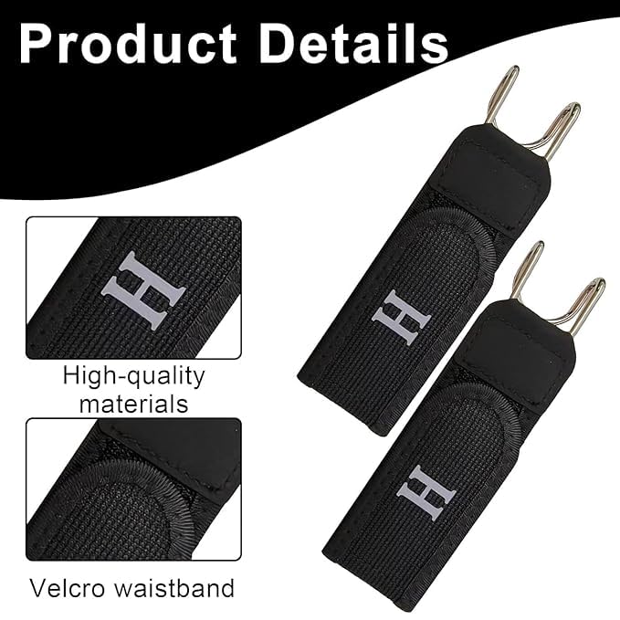 Invisible Buckle-Free Stretch Belt Hooks