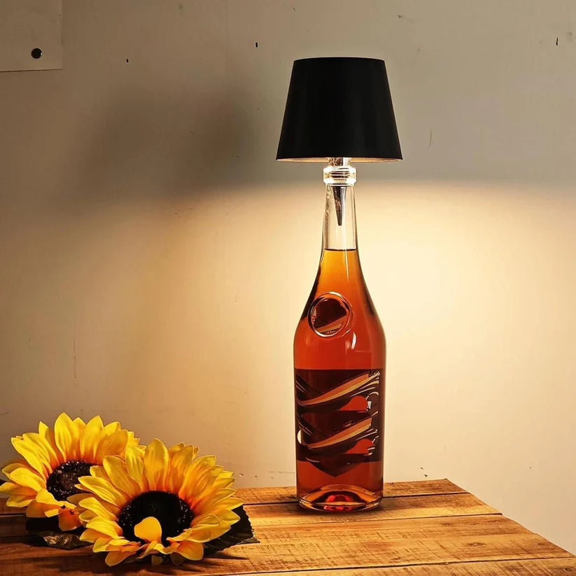 Premium Rechargeable Decorative Wireless Bottle Lamp