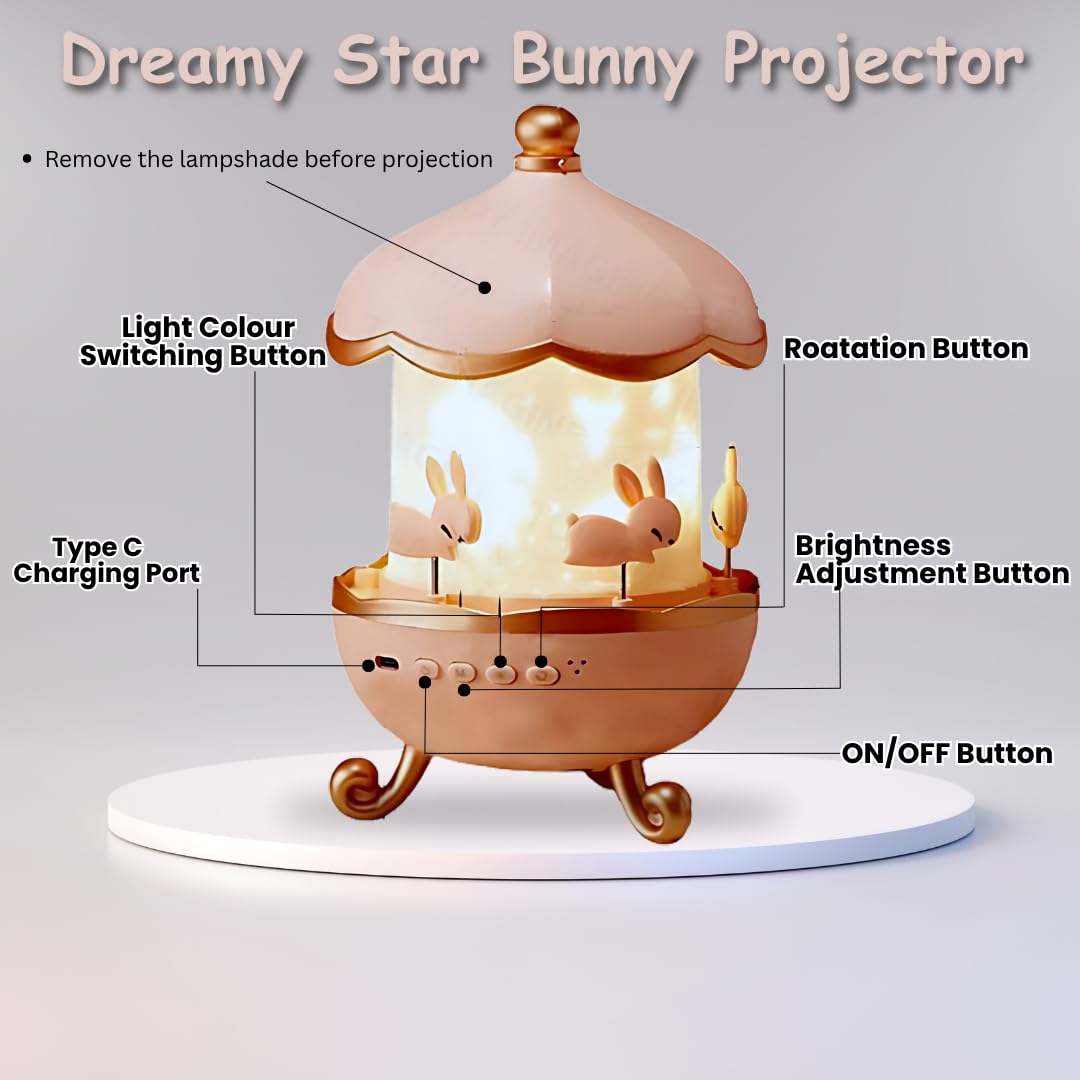 DreamBunny™ Night Light Projector