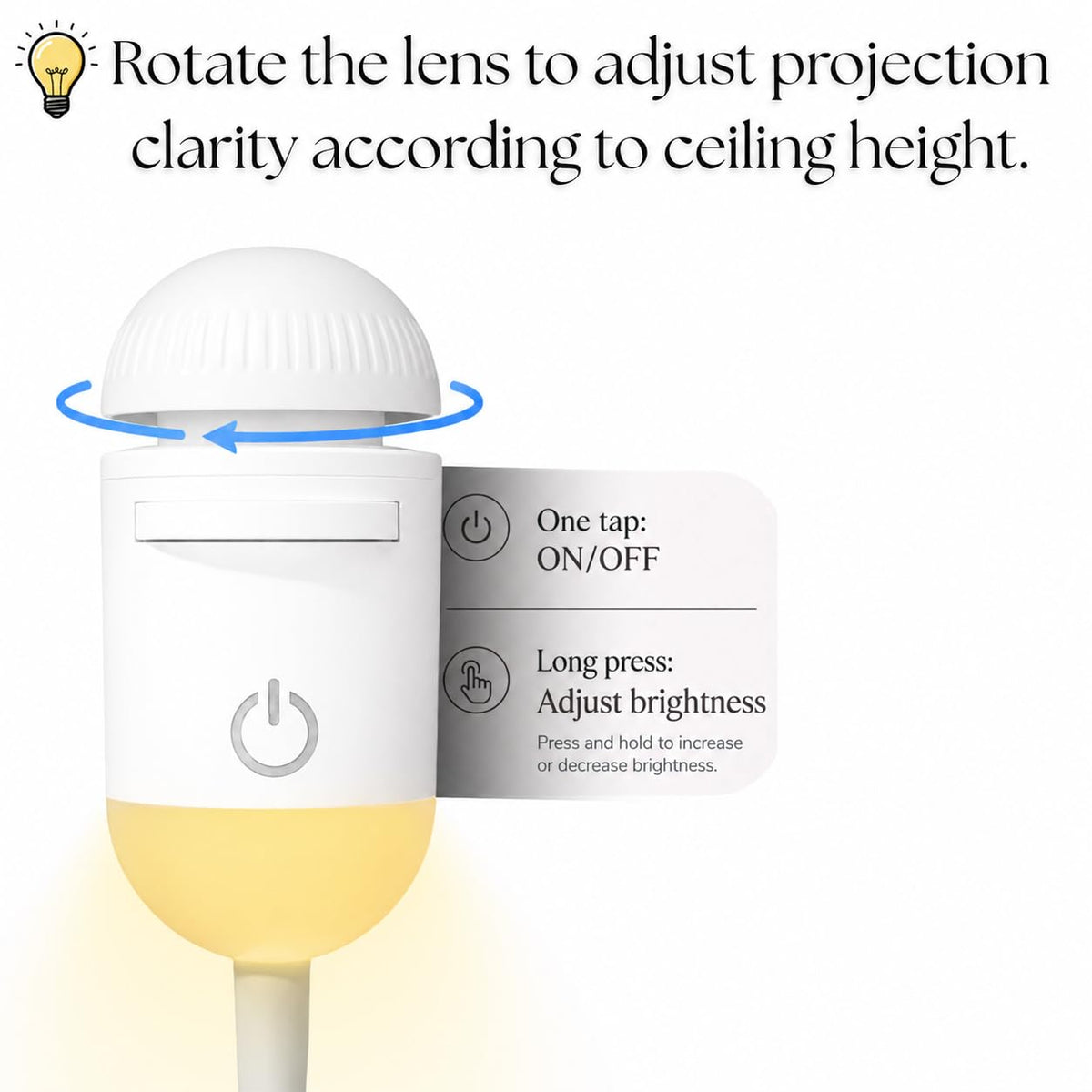 GalaxyGlow | Deluxe HD USB Projector Night Light