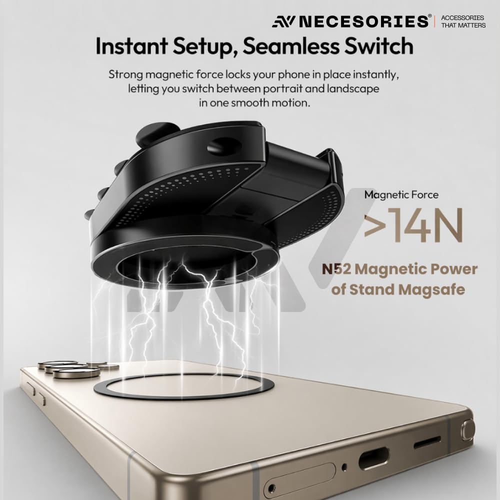 UltraMagGrip 360 | 3-in-1 Magnetic Phone Holder