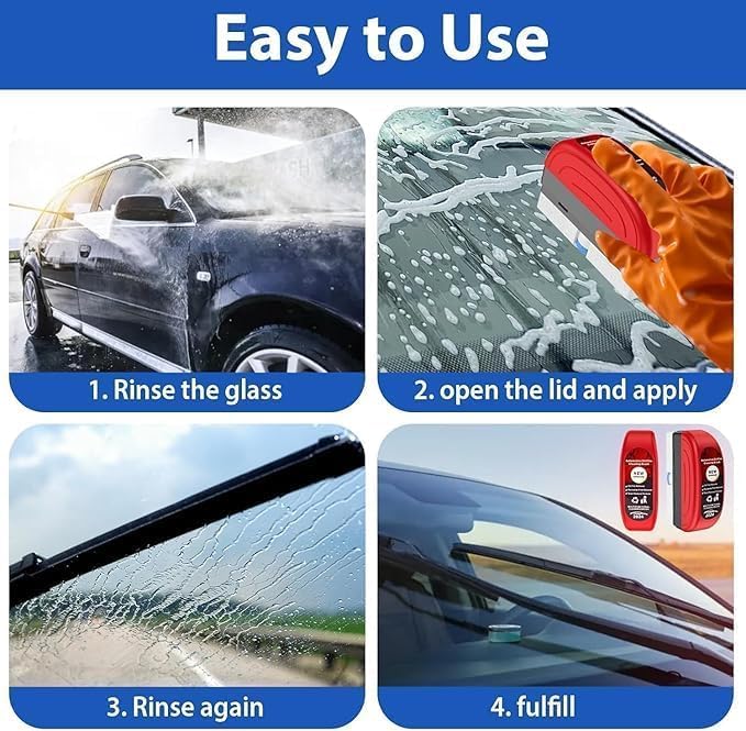 Oil Film Cleaning Brush for Car Mirrors & Windshields