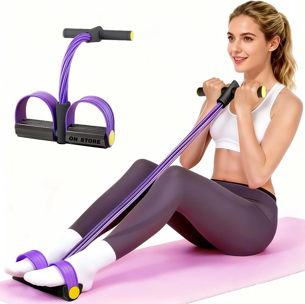 Resistance Band with Handles for Yoga and Fitness