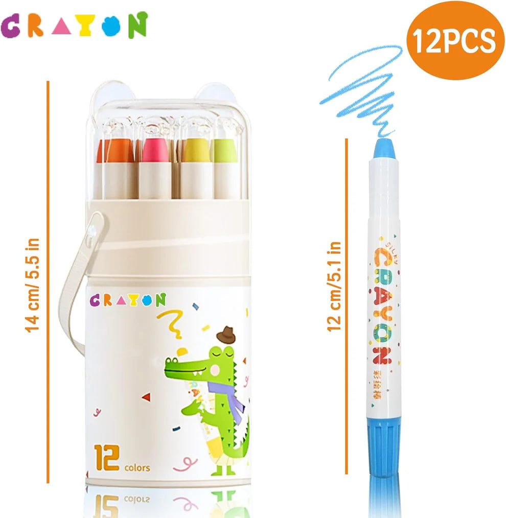 ColorTwist | 12 Color Washable Crayon Art Set