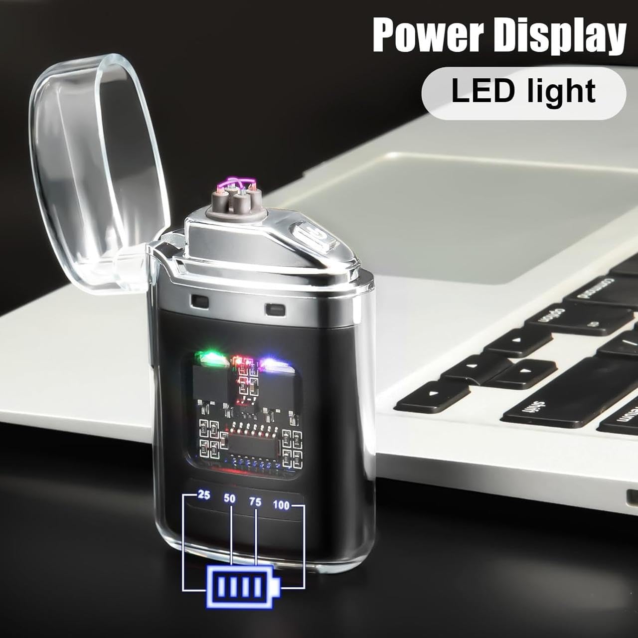 PlasmaSpark Transparent Electric Lighter