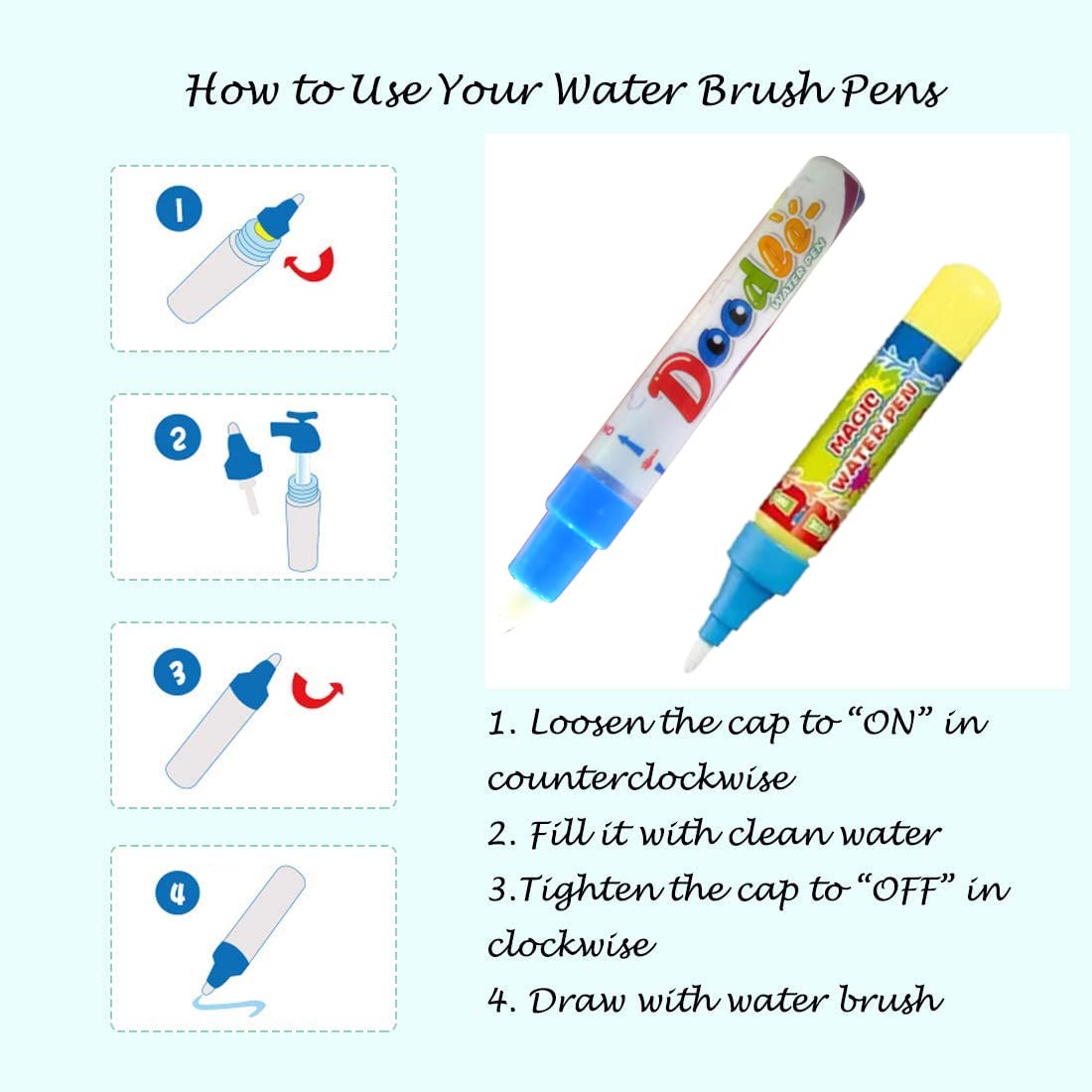 MagicDoodle | Reusable Water Drawing Mat
