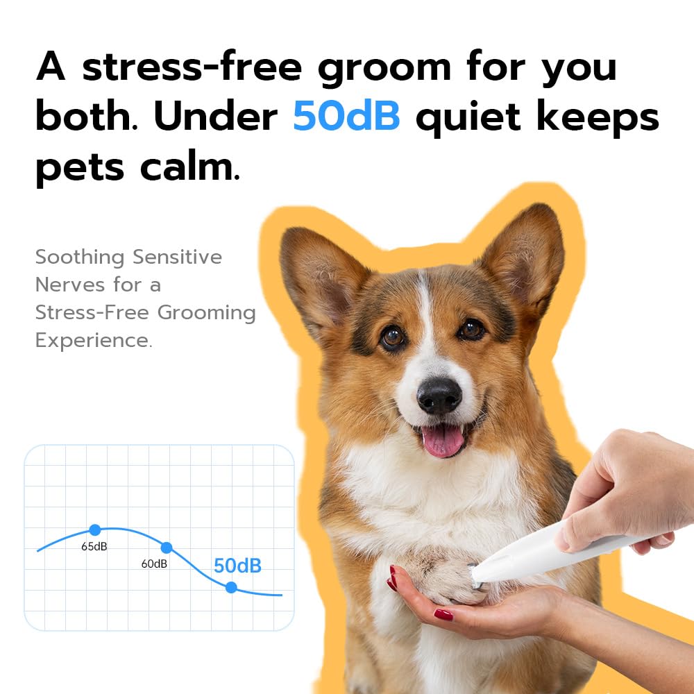 PawTrim Pro Pet Grooming Trimmer – Waterproof, Low Noise with LED Light