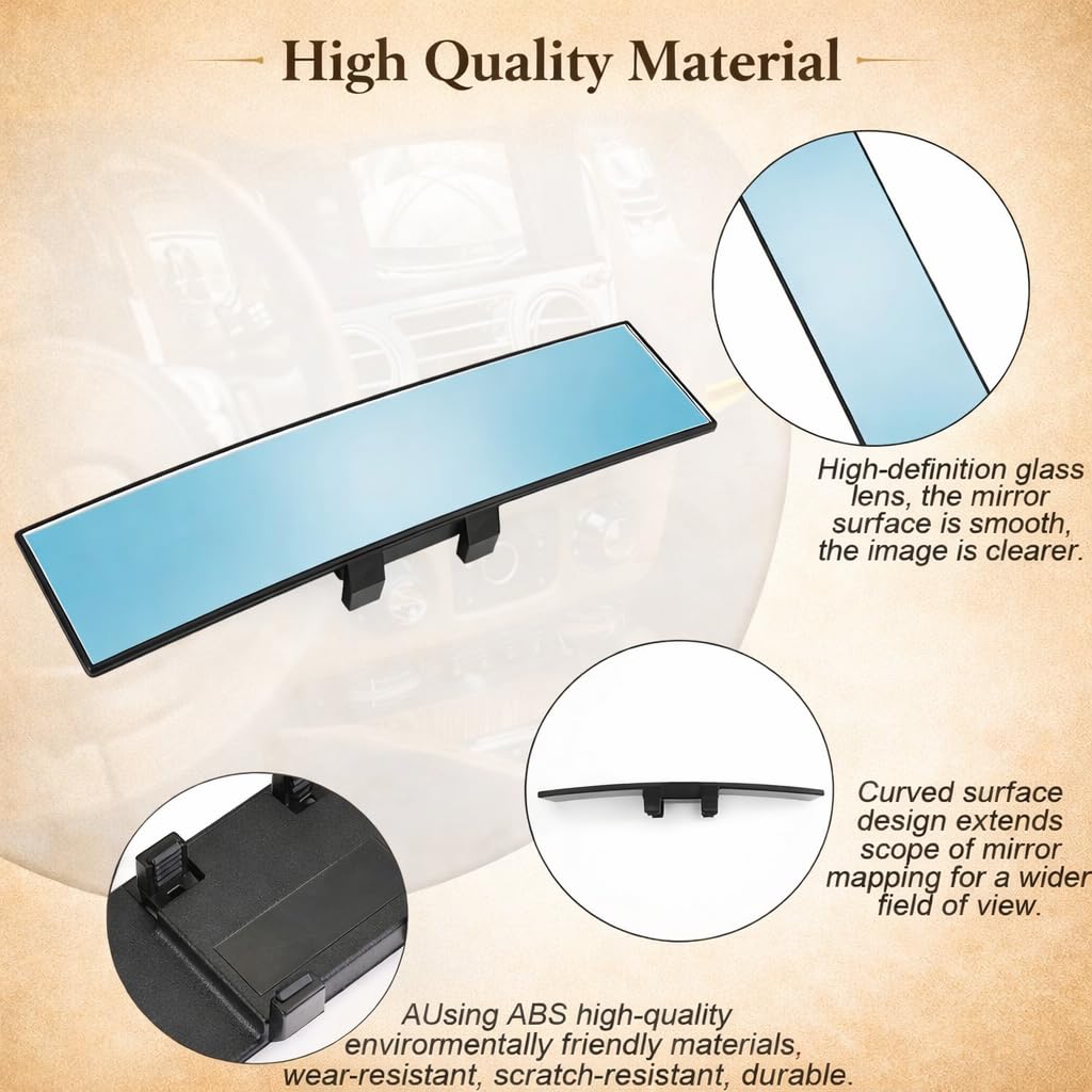 UltraView - Wide Angle Panoramic Rear View Mirror