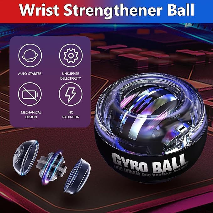 GyroForce - Hand & Wrist Strengthener Gyro Ball
