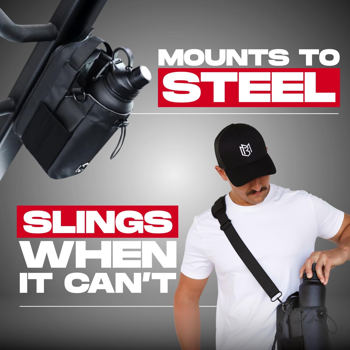 GripLock - All in One Magnetic Gym Bag