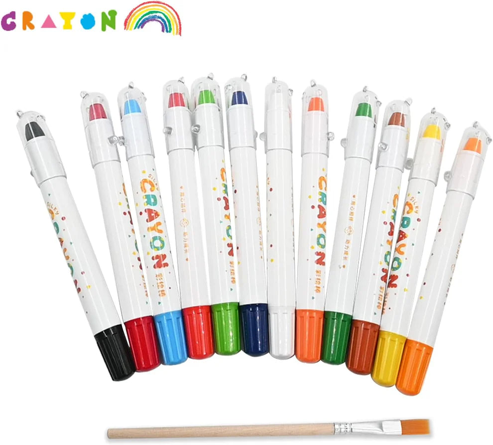 ColorTwist | 12 Color Washable Crayon Art Set