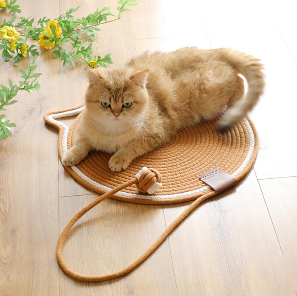 ScratchNest | Cotton Rope Cat Scratching Mat and Bed