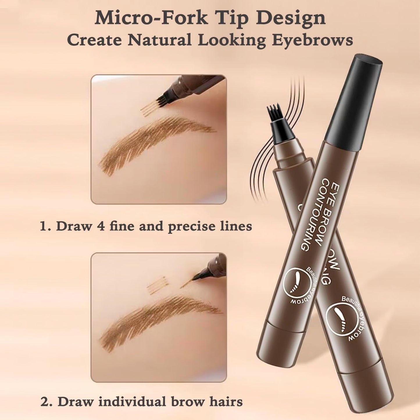 BrowMagic Waterproof 4-Tip Eyebrow Pen