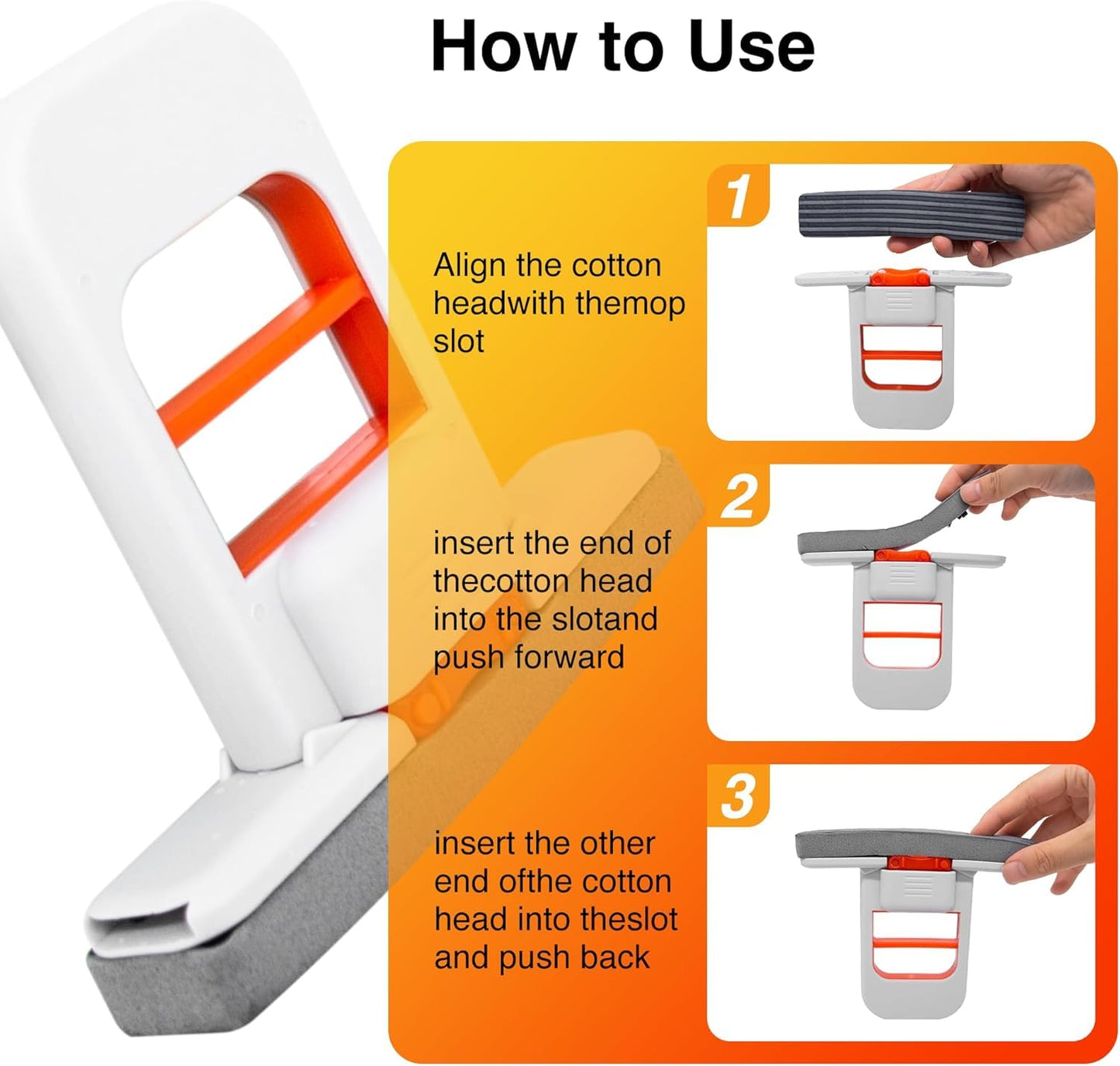 Multi-Functional Foldable Mini Mop