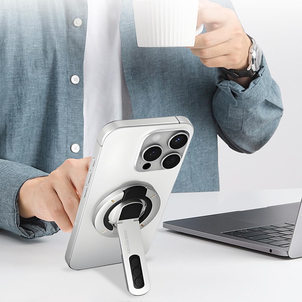MagniHold | 3-in-1 Magnetic Fidget Phone Stand & Ring Holder