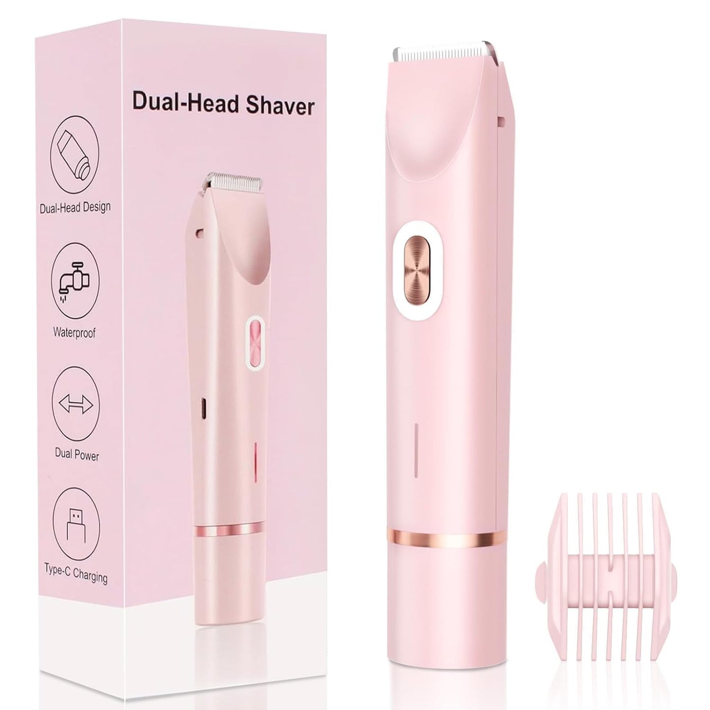 Veloura - Dual Head 2 in 1 Trimmer for Private Area and Body Hair