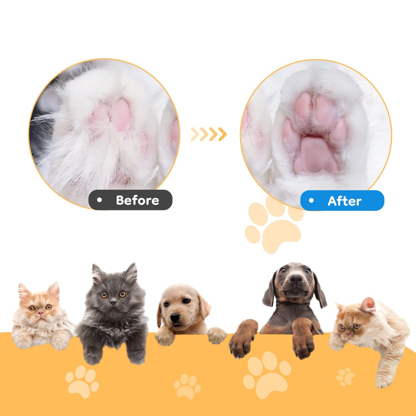 PawTrim Pro Pet Grooming Trimmer – Waterproof, Low Noise with LED Light