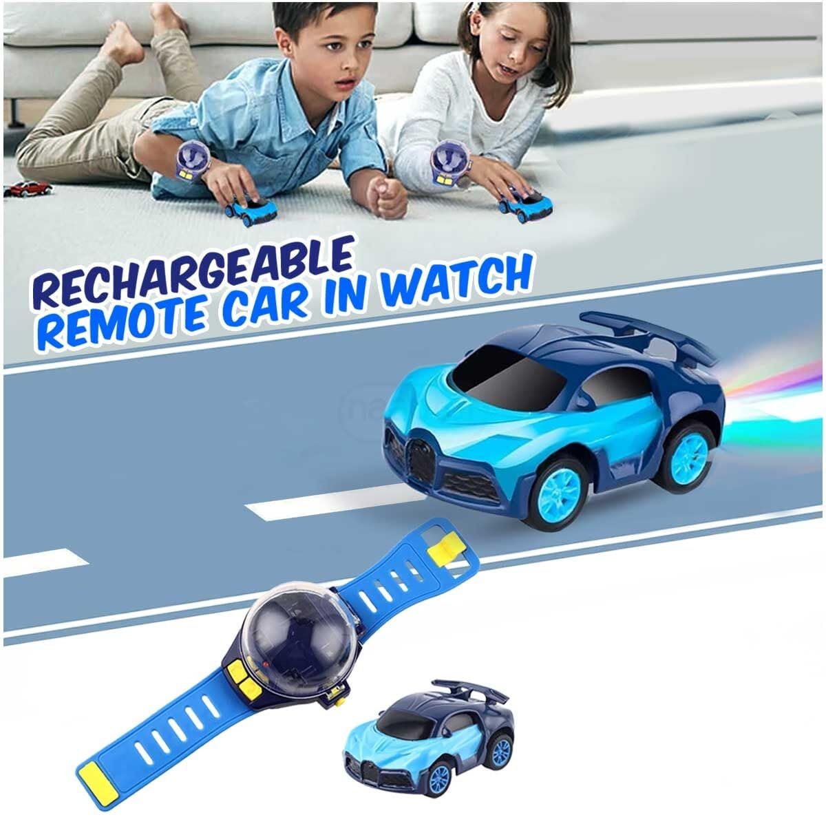WristRacer Rechargeable Mini RC Watch Car Toy