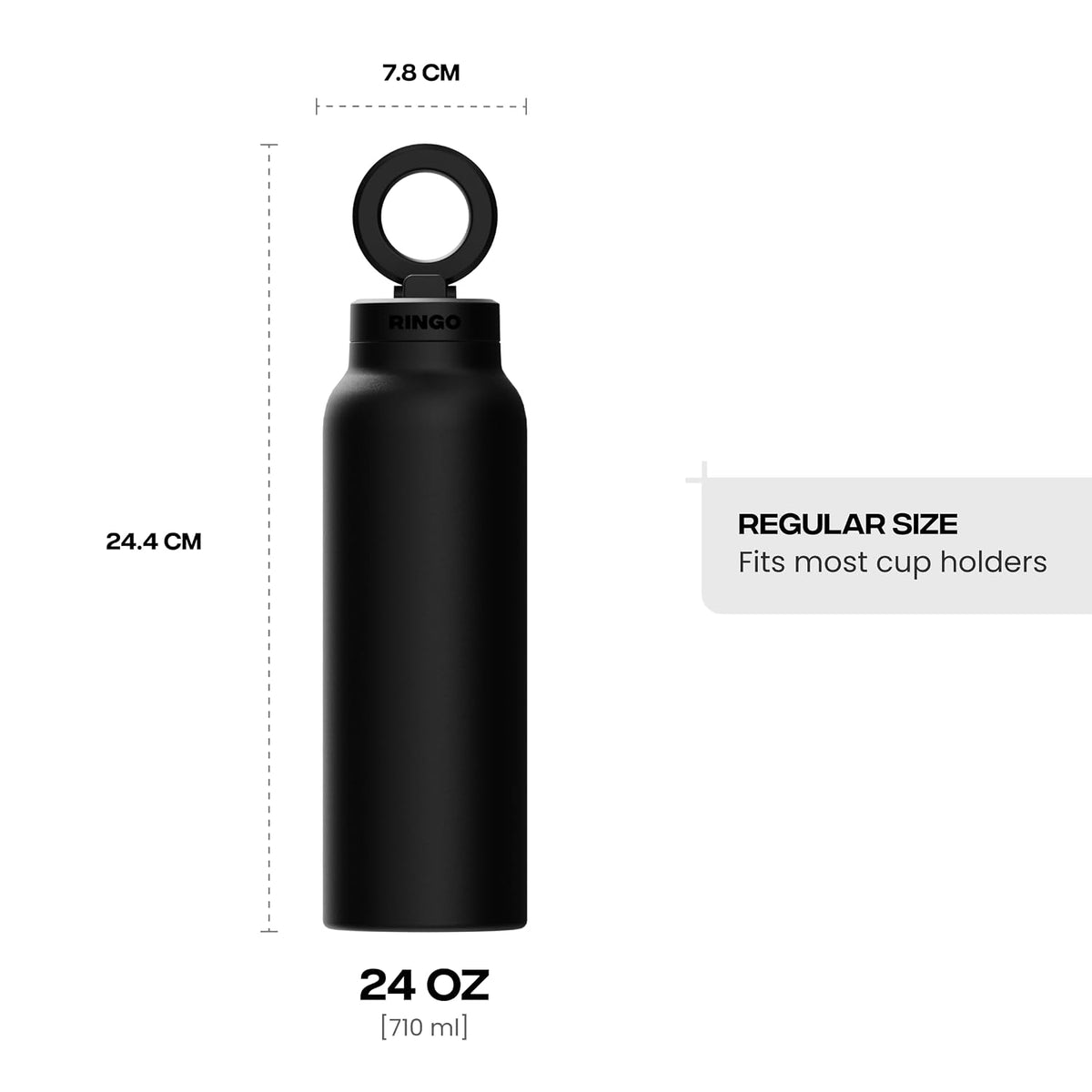 HydroSnap | Magnetic MagSafe Stainless Steel Water Bottle