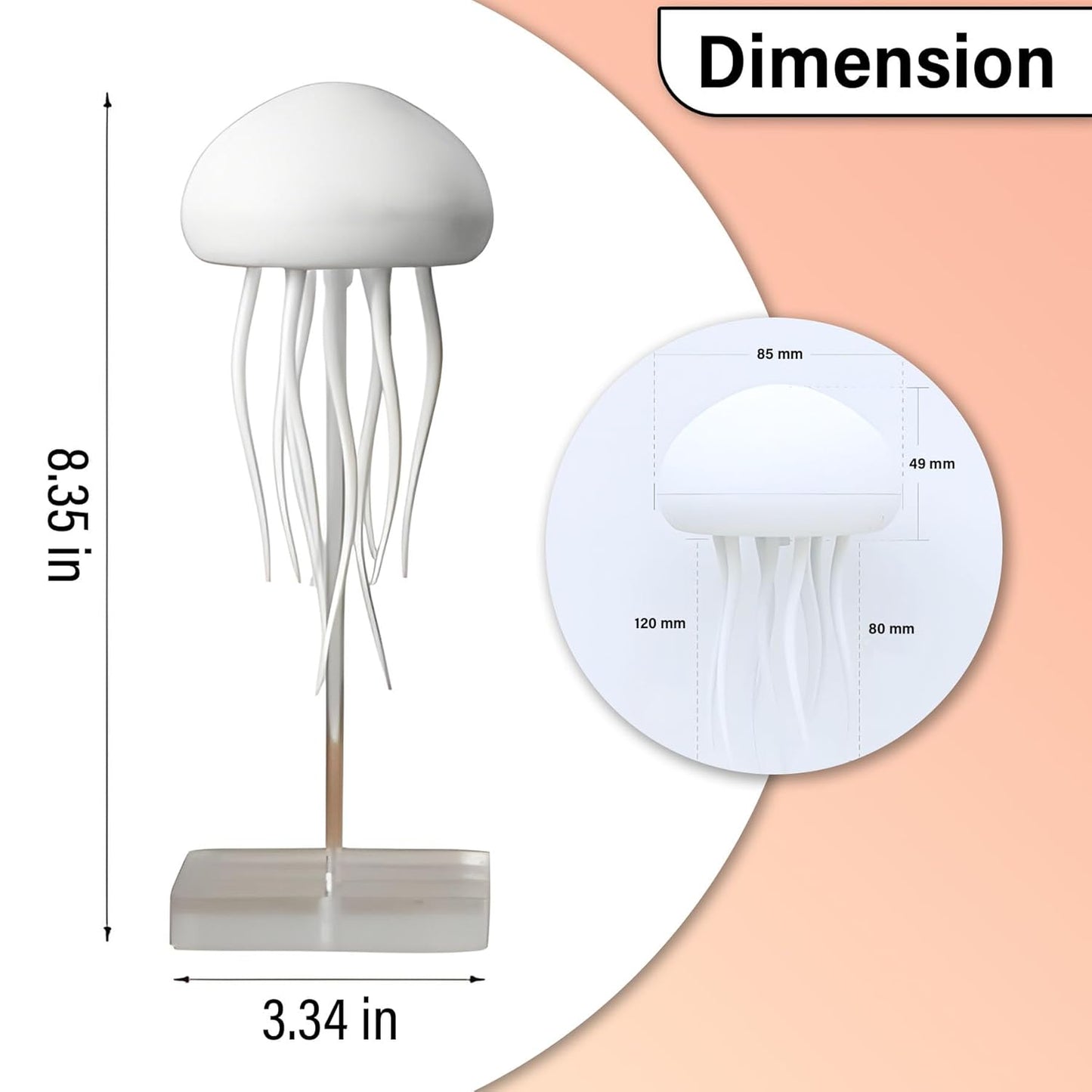OceanAura – Rechargeable Color Changing Dancing Jellyfish Lamp