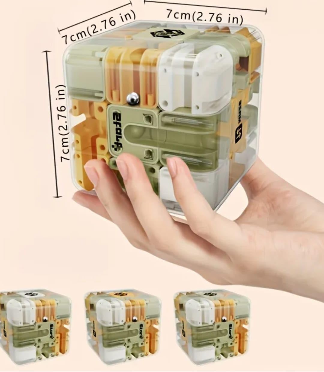 MazeCube 3D Rolling Ball Puzzle