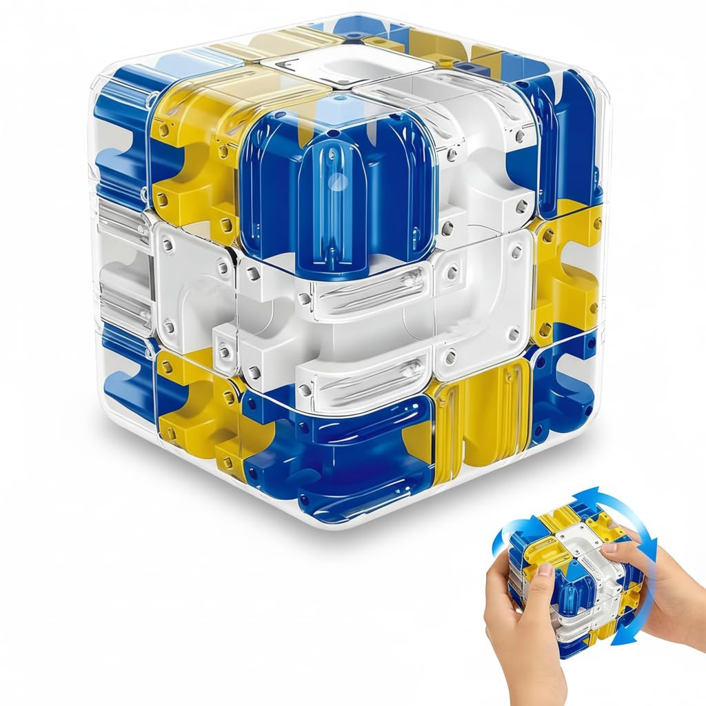 MazeCube 3D Rolling Ball Puzzle