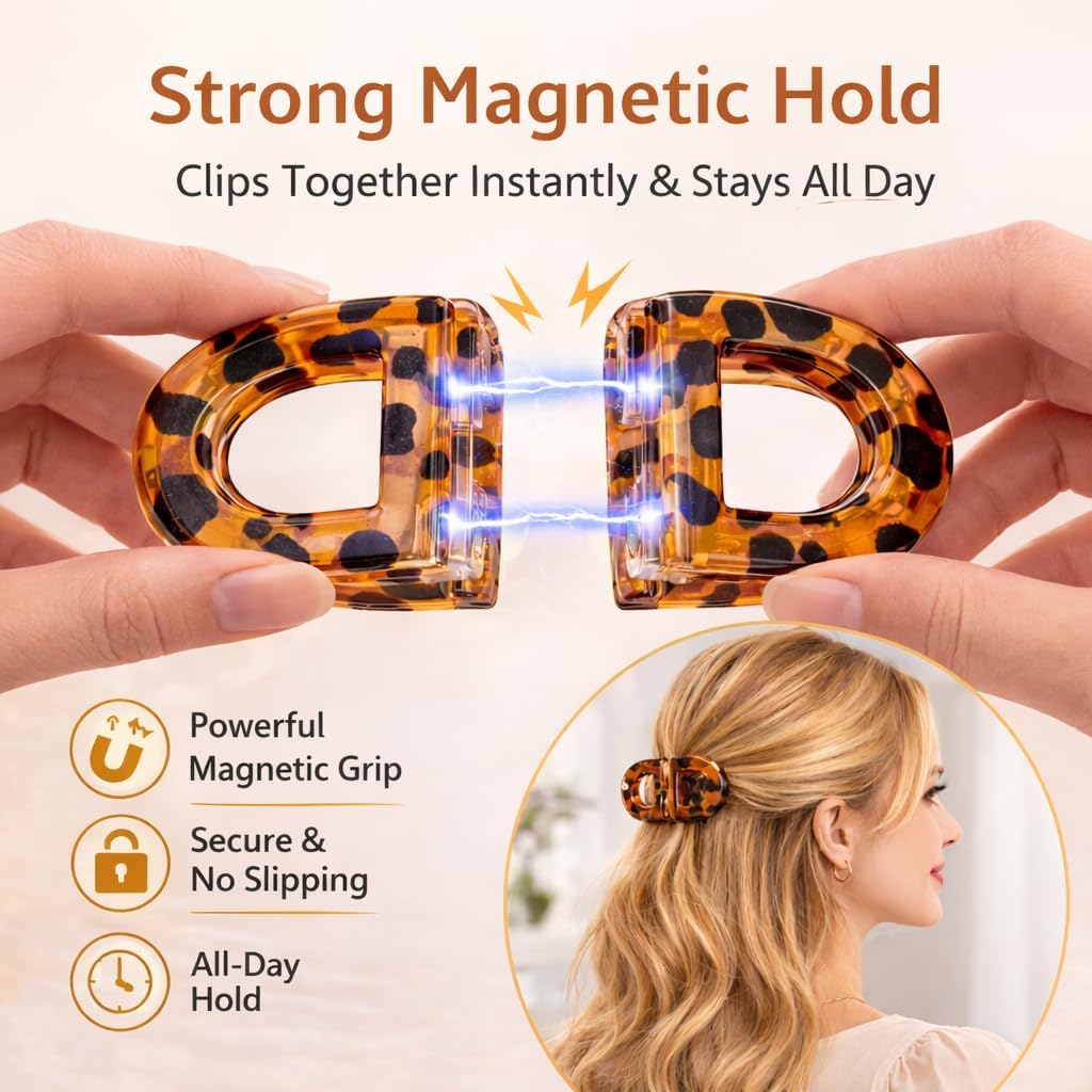 MagniClip | 2-in-1 Magnetic Hair Styling Clips