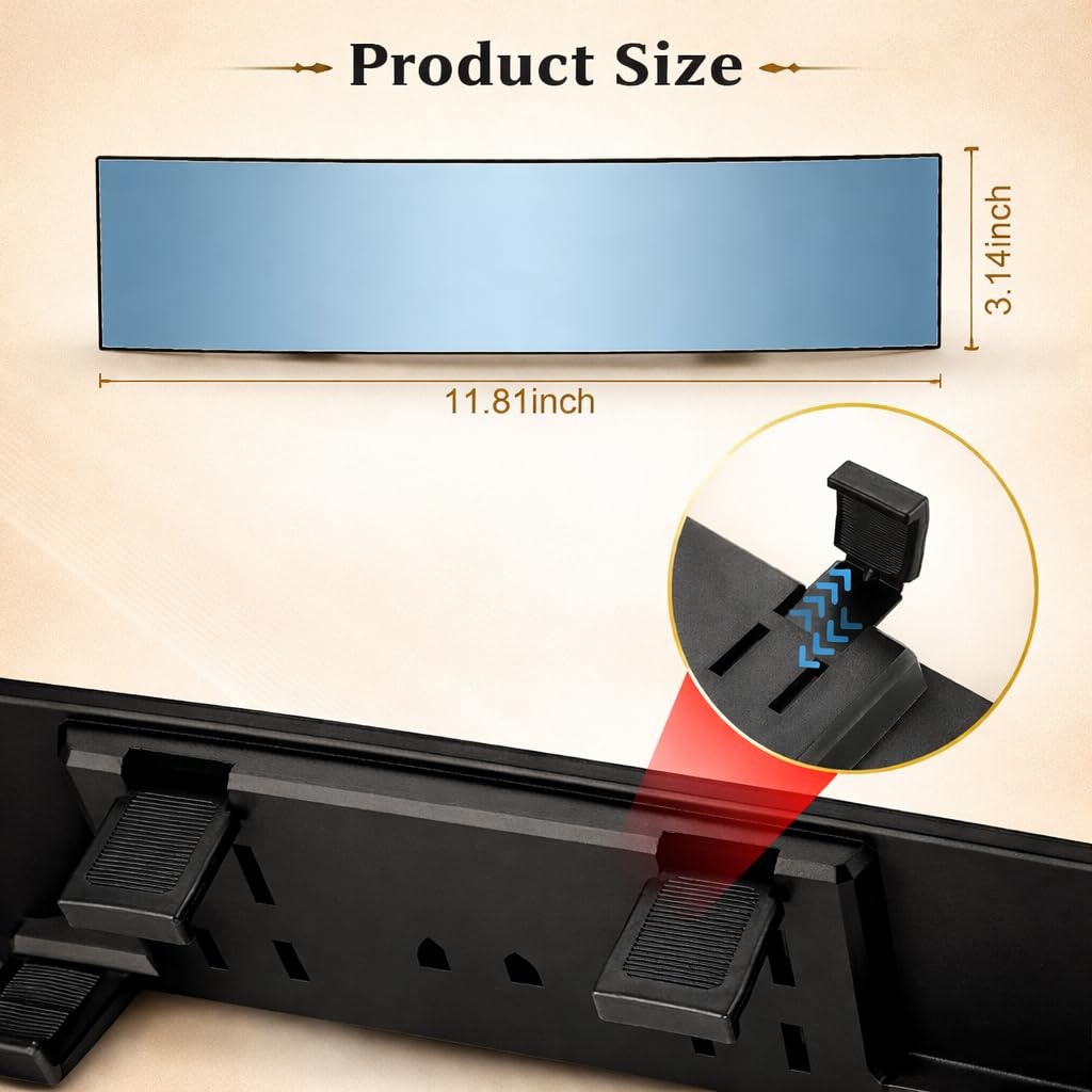 UltraView - Wide Angle Panoramic Rear View Mirror