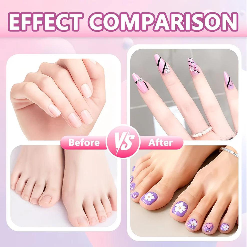NailMagic Nail Art Marker Pen Set (12 Colors)