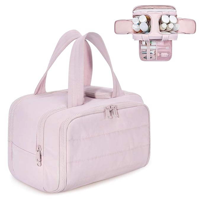 GlamVault™ 4-in-1 Makeup & Toiletry Travel Bag