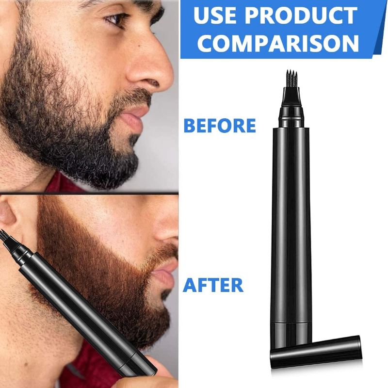 Beard Filler Pen with Brush